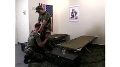 Big hot army boy suck on another soldier's cock Thumb