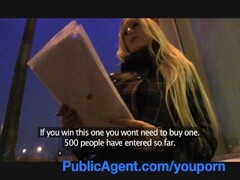 PublicAgent Blonde with Huge Boobs win iPad Thumb