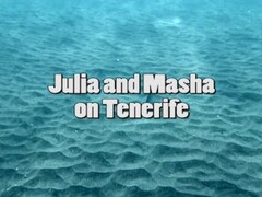 Julia and Masha are swimming nude in the sea Thumb
