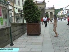 Sweet shy nikola naked on public streets Thumb