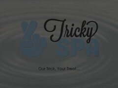TrickySpa sly masseur thrusts Cock into Polish Slut's mouth Thumb