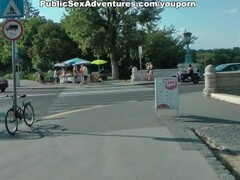 real anal sex with hot blonde in public outdoor Thumb