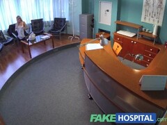 FakeHospital Horny sexy blonde patient raises the temperature in the recept Thumb