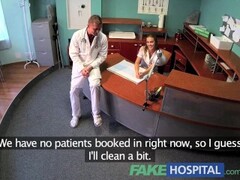 FakeHospital Hot sex with doctor and nurse in patient waiting room Thumb