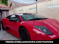 TeensLoveBlackCocks - Teen Washes Car For some Big Black Cock Thumb