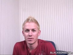Blonde mohawk guy gets gangbanged by black thugs Thumb