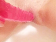 Masturbation water jet and double dildo (Real Water Orgasm) Thumb