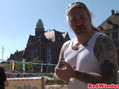 Punk dutch hooker riding tourist cock Thumb