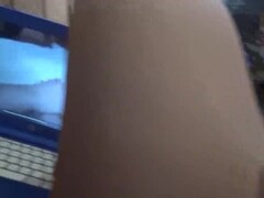 chubby teen uses vibrator&fingers while watching porn(her pov) Thumb