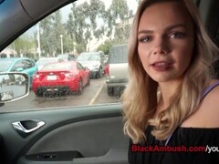 Hot Blonde Teen Ambushed By Black Cock Thumb