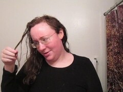 Hair Journal: Combing Long Curly Strawberry Blonde Hair - Week 18 (ASMR) Thumb