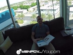 MenPOV Boyfriend Colt Rivers welcome home fuck with Tony Shore Thumb