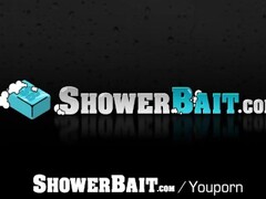 ShowerBait Str8 Griffin Barrows fucked by gay friend Aiden Ward Thumb