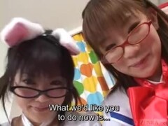 Subtitled Japanese cosplay virtual masturbation support Thumb