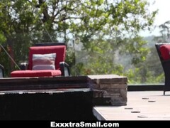 ExxxtraSmall - Petite Bikini Babe Fucked By Two Cocks Thumb