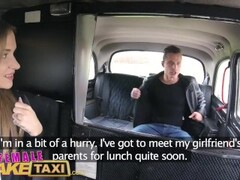 Female Fake Taxi Young stud speed fucks wet shaven czech pussy Thumb