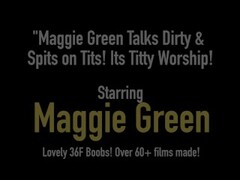 Maggie Green Talks Dirty & Spits on Tits! Its Titty Worship! Thumb