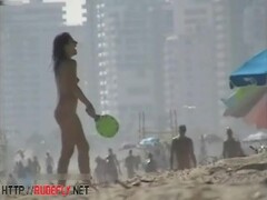 Hot babes filmed lounging on a nudist beach Thumb