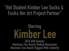 Hot Student Kimber Lee Sucks & Fucks Her Art Project Partner Thumb