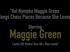Hot Nympho Maggie Green Bangs Chess Pieces Because She Loses Thumb