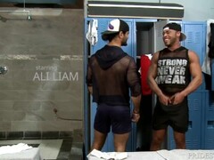 Horny Muscle Boys Micah Brandt & Ali Liam Fuck In Public Thumb