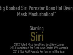 Big Boobed Siri Pornstar Does Hot Diving Mask Masturbation! Thumb