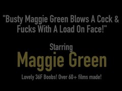 Busty Maggie Green Blows A Cock & Fucks With A Load On Face! Thumb