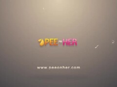 Peeonher - Homemade Drink - Pissing While Fucking Thumb