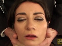 Gorgeous subslut facefucked and dommed by master Pascal Thumb