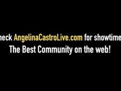 Hot BBW Angelina Castro Shares BF's Cock With Roberta Gemma! Thumb