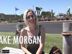 Blonde Cougar Blake Morgan gets cum on her big tits Thumb