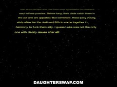 DaughterSwap - Fucking Each Others Pussies With Light Sabers Thumb