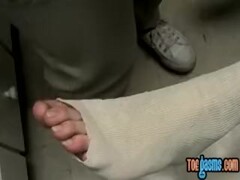Ripped socks jock Evan Heinze and Ian Madrox foot fetish Thumb