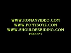 Ponyboy Shoulder Giving It To By Roxy Jezel Fetish Femdom Pony Pussy Play And Riding To Orgasm Movie Thumb