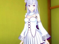 {Re:Zero} Emilia loves cock {コイカツ!/ 3D Hentai} Thumb