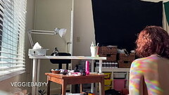 spying on me cleaning my room naked - full video! voyeur fantasy pov Thumb