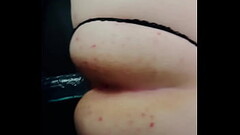Using Dildo as strap on Thumb
