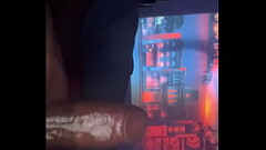 Male solo snippet with oily black dick Thumb