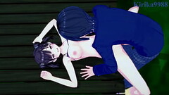 Juri Saijo and Chiyoko Sonoda intense sex. - THE IDOLM@STER SHINY COLORS Hentai Thumb